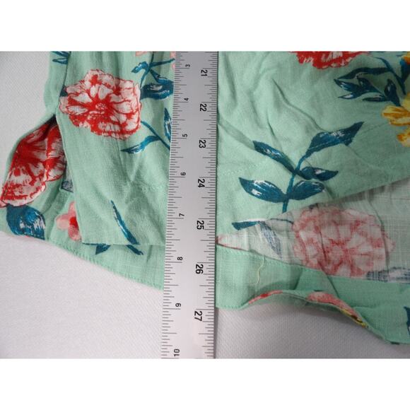 Belle Kim Gravel Tunic Top Shirt Small Floral Boho Embroidered Rayon Peasant - Picture 6 of 14